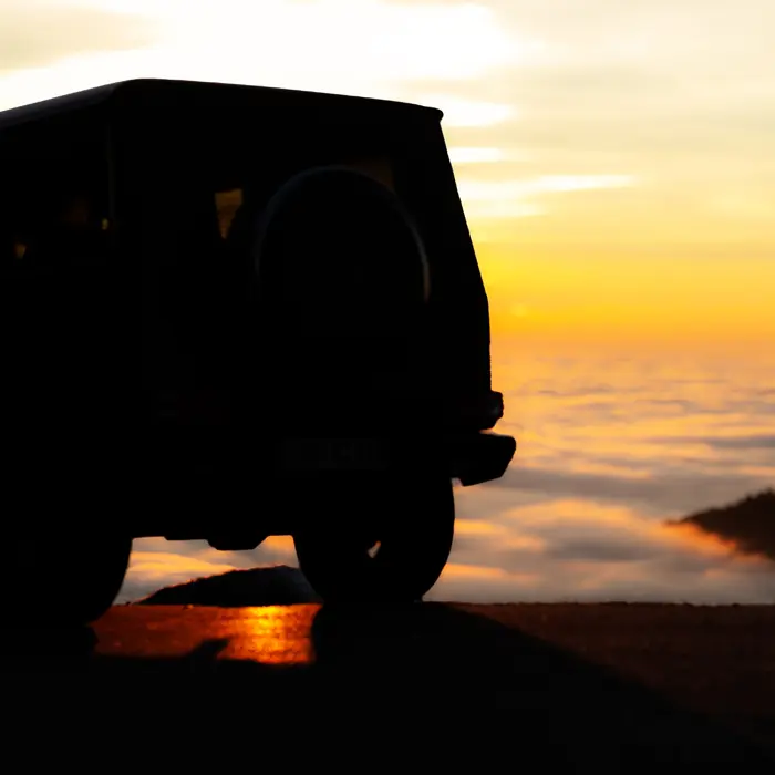 G-Klasse Expedition: Exklusiver Sonnenuntergang im Nationalpark Bayerischer Wald